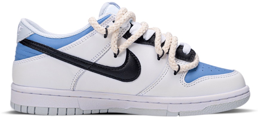 定制鞋 Nike Dunk Low '白蓝涂鸦Swoosh' DH9765-102(Team拾陆-涂鸦曲线) Order 定制鞋 Nike Dunk Low '白蓝涂鸦Swoosh' DH9765-102(Team拾陆-涂鸦曲线)
