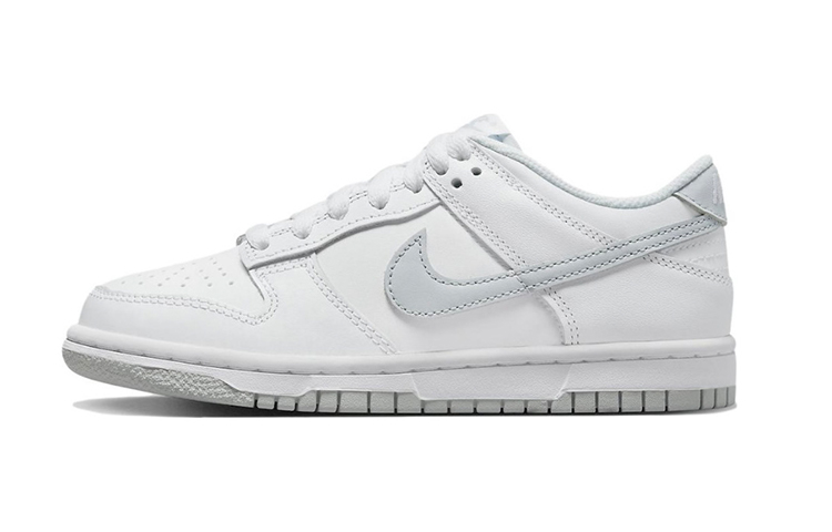 Details for 【訂製球鞋】Nike Dunk Low 塗鴉風 曲線swoosh 休閒 低筒 滑板鞋 GS 白藍
