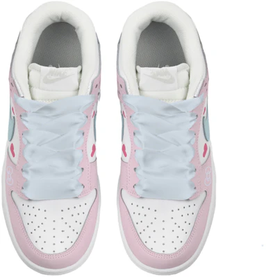【訂製球鞋】Nike Dunk Low 天使凱蒂 絲帶鞋帶 低筒 滑板鞋 男款 白藍粉 Shop 【訂製球鞋】Nike Dunk Low 天使凱蒂 絲帶鞋帶 低筒 滑板鞋 男款 白藍粉