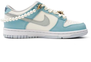 나이키 덩크 로우 '화이트 블루 프린세스' (커스텀) FB1843-141(Team33-女款小公主白蓝) Order 나이키 덩크 로우 '화이트 블루 프린세스' (커스텀) FB1843-141(Team33-女款小公主白蓝)