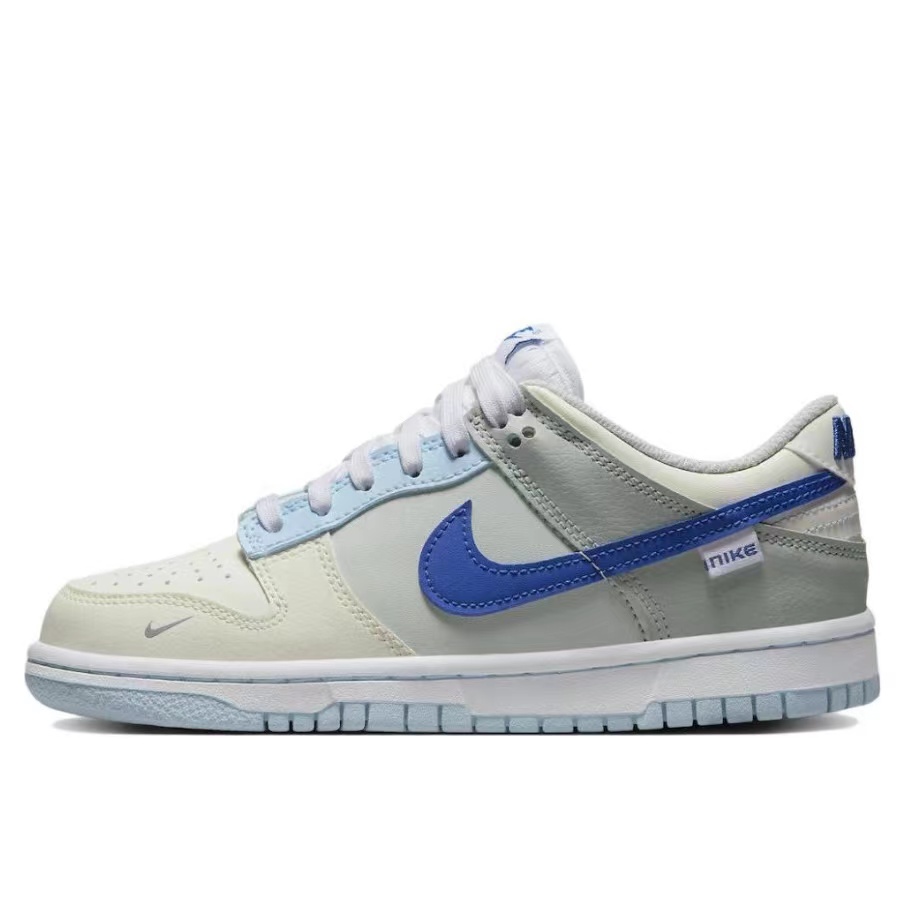 Sizing 【カスタムシューズ】ナイキ ダンク ロー『ホワイト ブループリンセス』 FB1843-141(Team33-女款小公主白蓝)