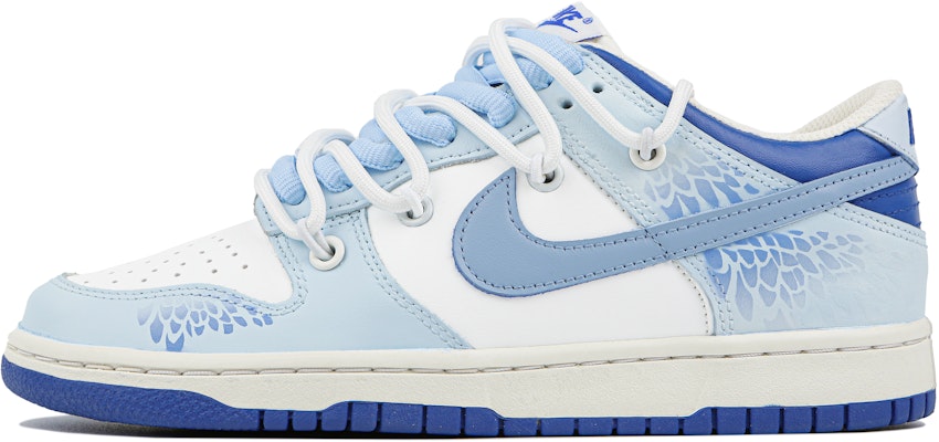 나이키 덩크 로우 '화이트 블루 로얄' 커스텀 DH9765-105(Team4-女款青羽) Order 나이키 덩크 로우 '화이트 블루 로얄' 커스텀 DH9765-105(Team4-女款青羽)