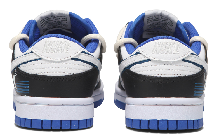 Shop [カスタムシューズ] ナイキダンクロー 'ホワイトブルーウェーブ 解体 旧正月 大白兎' FD9064-110(Team24-男女款奶糖)