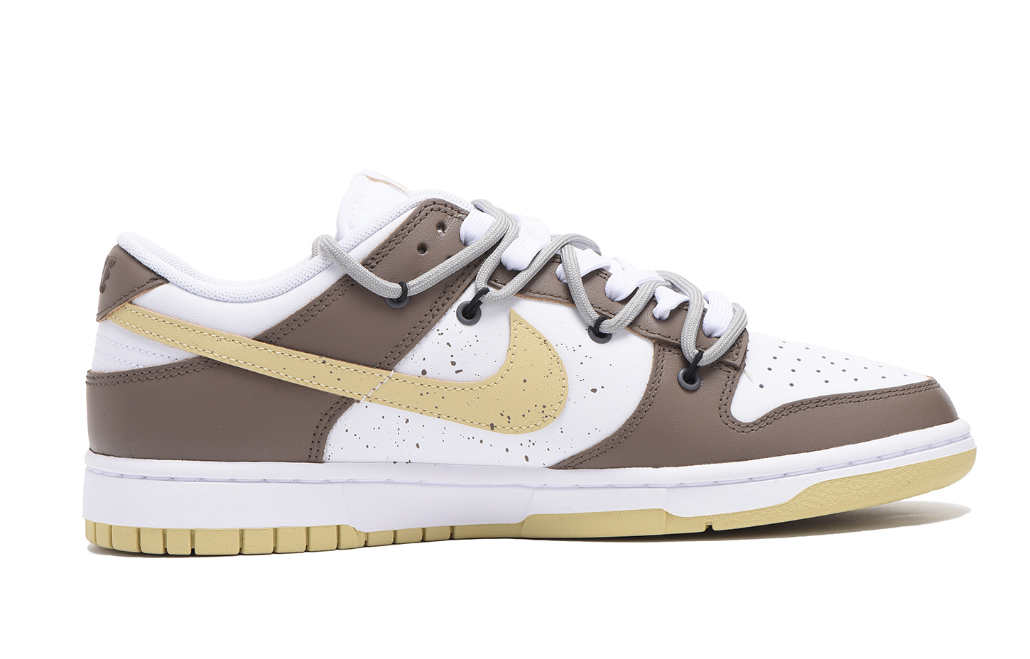 Lookbook [Zapatillas Personalizadas] Nike Dunk Low 'Blanco Marrón' DV0833-100(Team59-男款大地五)