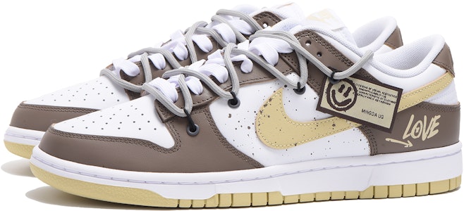 나이키 덩크 로우 '화이트 브라운' (커스텀) DV0833-100(Team59-男款大地五) Shop 나이키 덩크 로우 '화이트 브라운' (커스텀) DV0833-100(Team59-男款大地五)