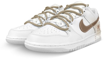 나이키 덩크 로우 '화이트 브라운 베어 그래피티' (79 characters) DV0831-101(Team47-男款拥抱熊) Lookbook 나이키 덩크 로우 '화이트 브라운 베어 그래피티' (79 characters) DV0831-101(Team47-男款拥抱熊)