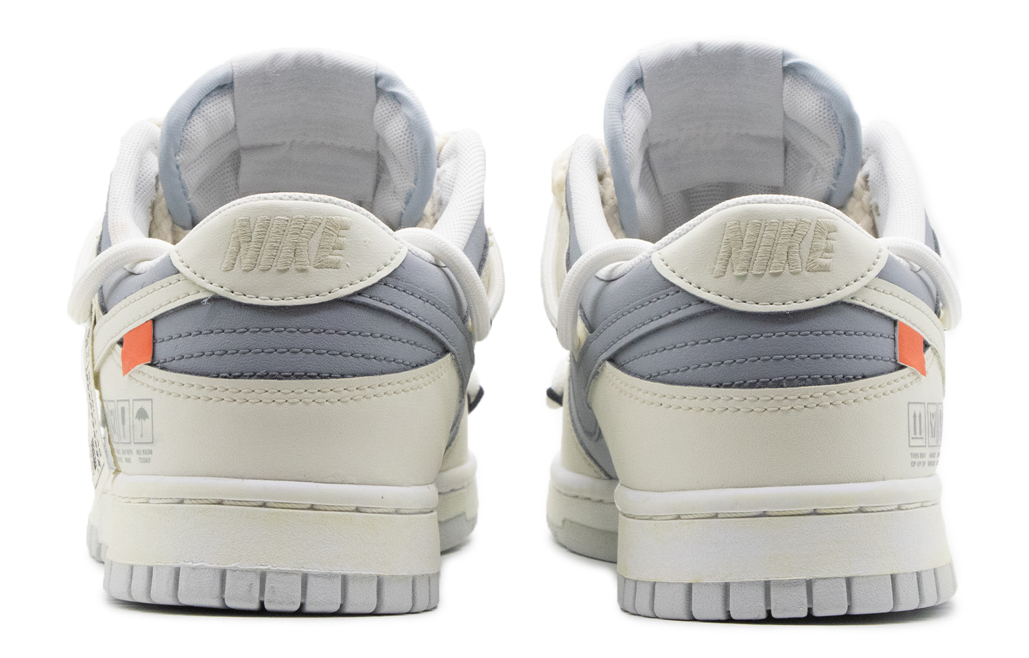 [Custom Shoes] Nike Dunk Low 'White Brown Deconstructed Vintage' 圖 4