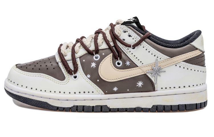 Buy ナイキ ダンク 白茶 ダメージ星雪カスタム
(Nike Danku Shirocha Damage Hoshi Yuki Kasutamu) CW1590-100(Team拾玖-摩卡星星女S-BOX)