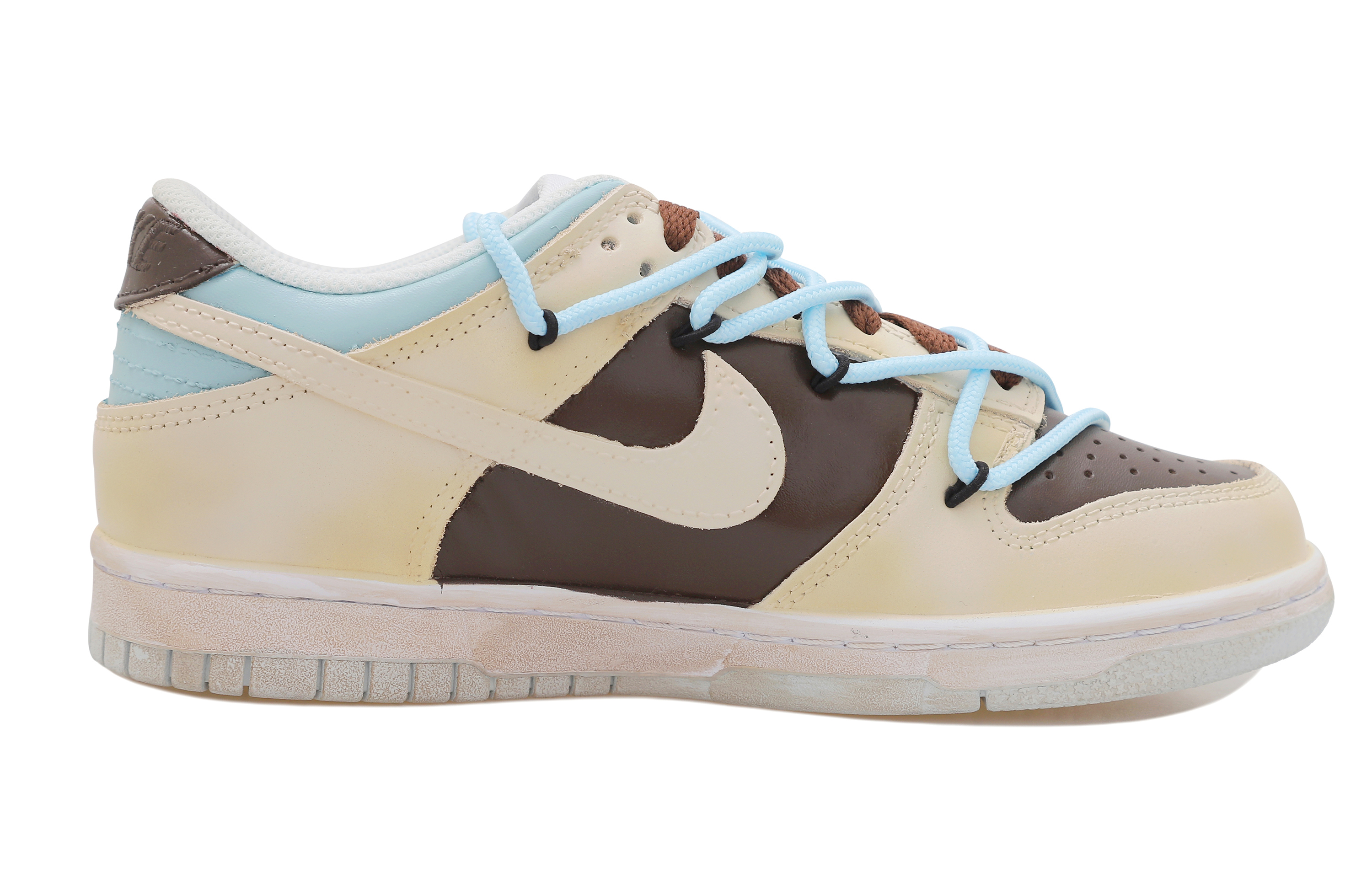 Lookbook [Zapatos Personalizados] Nike Dunk Low 'Blanco Marrón Graffiti' DV0831-101-465886