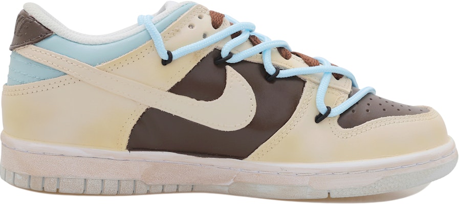 나이키 덩크 로우 '화이트 브라운 그래피티' (커스텀) DV0831-101-465886 Lookbook 나이키 덩크 로우 '화이트 브라운 그래피티' (커스텀) DV0831-101-465886