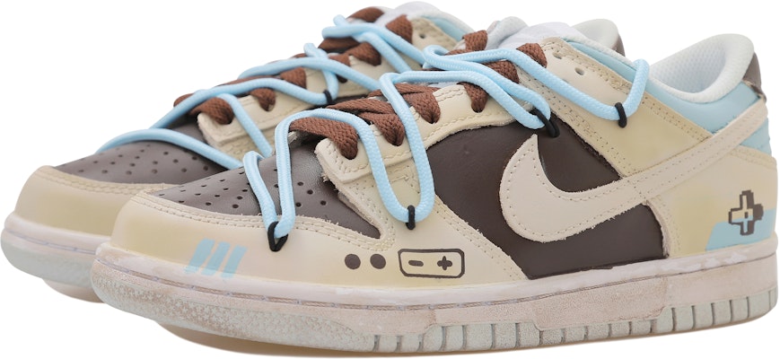 나이키 덩크 로우 '화이트 브라운 그래피티' (커스텀) DV0831-101-465886 Shop 나이키 덩크 로우 '화이트 브라운 그래피티' (커스텀) DV0831-101-465886