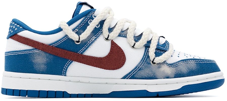 나이키 덩크 로우 '화이트 데님 페이즐리' (커스텀) DV0834-101(team肆-工业牛仔腰果花A) Order 나이키 덩크 로우 '화이트 데님 페이즐리' (커스텀) DV0834-101(team肆-工业牛仔腰果花A)