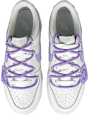 【訂製球鞋】 Nike Dunk Low 解構 雙鞋帶 笑臉布貼 葡萄 低筒 板鞋 男款 白紫 Shop 【訂製球鞋】 Nike Dunk Low 解構 雙鞋帶 笑臉布貼 葡萄 低筒 板鞋 男款 白紫