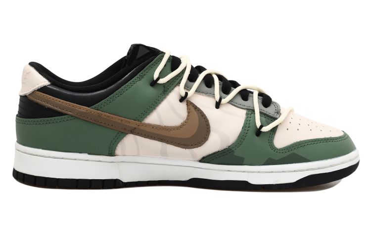Order [Sepatu Kustom] Nike Dunk Low 'Putih Hijau' CW1590-100(Team拾玖-保持距离S-BOX）