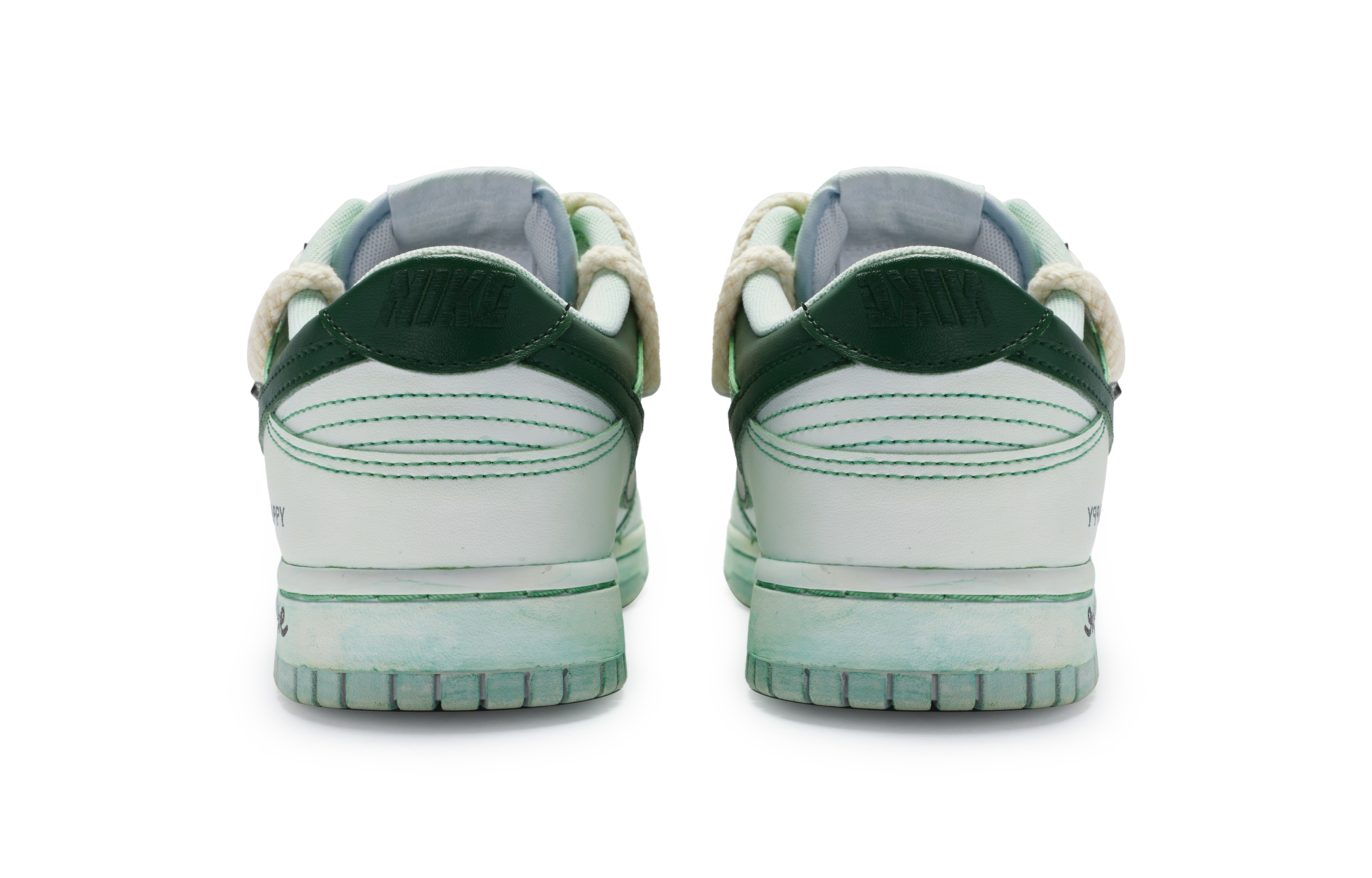 Purchase 【カスタムシューズ】ナイキ ダンク ロー 'ホワイト グリーン' DH9765-102(TeamR-女款敏感S-BOX)