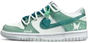 Buy 【定制球鞋】 Nike Dunk Low 解構鞋帶 蝴蝶 英文字母 心形掛墜 高街 低幫 板鞋 GS 白綠