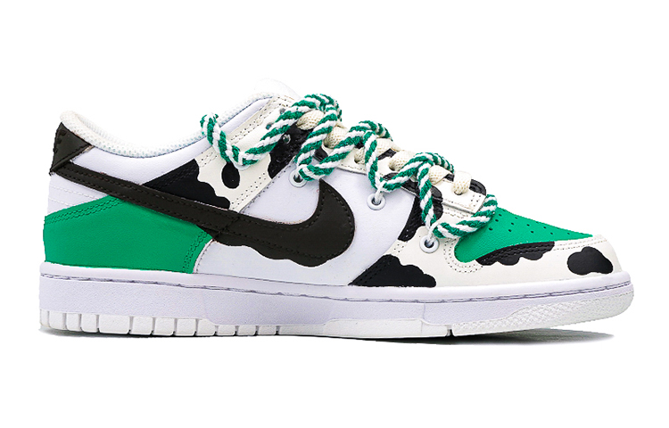 Order [Shoes Kustom] Nike Dunk Low 'Putih Hijau Susu Sapi' DH9765-100(Team27-女款青草牛乳白绿)