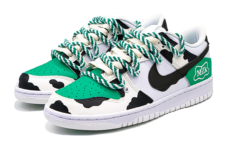 Lookbook [Shoes Kustom] Nike Dunk Low 'Putih Hijau Susu Sapi' DH9765-100(Team27-女款青草牛乳白绿)