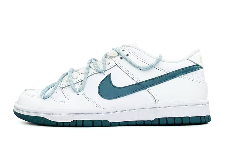 Buy [Sepatu Custom] Nike Dunk Low 'Putih Hijau Terurai' FD9911-101(Team13-白绿解构)