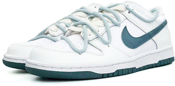 ナイキ ダンク ロー "白緑 デコン" (カスタム) FD9911-101(Team13-白绿解构) Lookbook ナイキ ダンク ロー "白緑 デコン" (カスタム) FD9911-101(Team13-白绿解构)