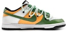 Order 【訂製球鞋】 Nike Dunk Low 貪吃蛇 遊戲開始 個性標牌 可拆卸設計 塗鴉解構 低幫 板鞋 男款 白綠黃