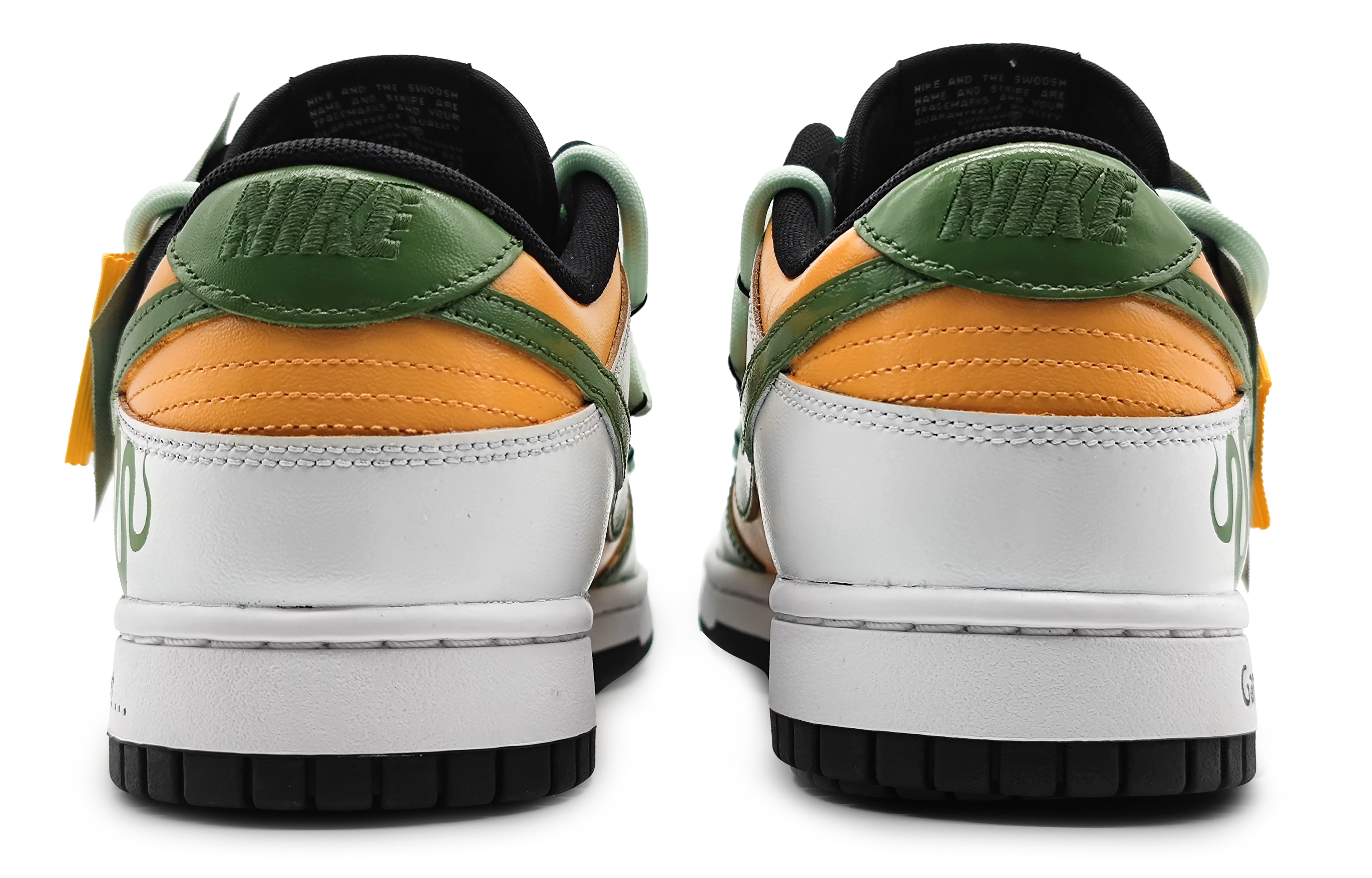 Purchase [定制鞋款] 耐克Dunk低帮'白绿黄' DD1391-100(Team16-男款贪吃蛇绿)