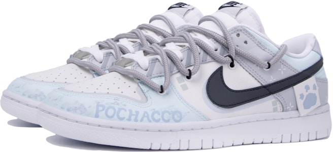 【定制球鞋】Nike Dunk Low 特殊鞋盒 漫霧 塗鴉 解構 低幫 板鞋 男款 白灰藍 Order 【定制球鞋】Nike Dunk Low 特殊鞋盒 漫霧 塗鴉 解構 低幫 板鞋 男款 白灰藍