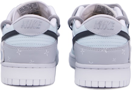 【定制球鞋】Nike Dunk Low 特殊鞋盒 漫霧 塗鴉 解構 低幫 板鞋 男款 白灰藍 Lookbook 【定制球鞋】Nike Dunk Low 特殊鞋盒 漫霧 塗鴉 解構 低幫 板鞋 男款 白灰藍