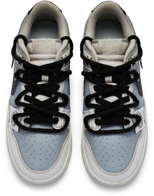 【訂製球鞋】 Nike Dunk Low 牛角尖 失眠 特殊鞋盒 情緒色彩 療癒 街頭混搭 解構 防滑 低筒 板鞋 男款 白灰 Shop 【訂製球鞋】 Nike Dunk Low 牛角尖 失眠 特殊鞋盒 情緒色彩 療癒 街頭混搭 解構 防滑 低筒 板鞋 男款 白灰