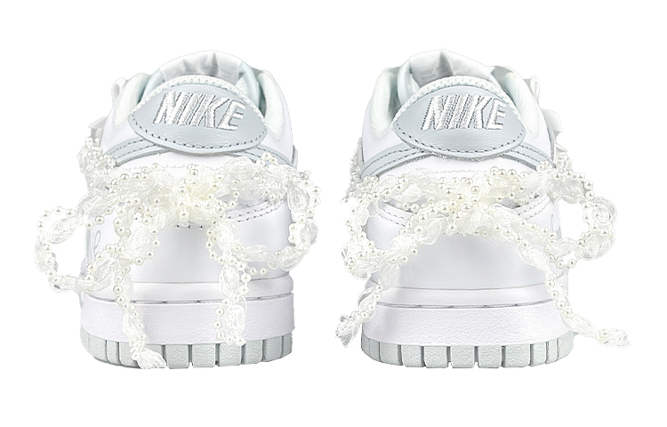 Purchase [Sepatu Kustom] Nike Dunk Low 'Putih Abu Pita Renda' DH9765-102(Team47-女纯爱解SBOX)