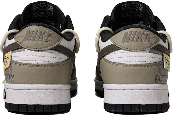 【定製球鞋】Nike Dunk Low 枯葉蝶 蝴蝶 簡約 特殊鞋盒 低幫 板鞋 男款 白灰棕 Shop 【定製球鞋】Nike Dunk Low 枯葉蝶 蝴蝶 簡約 特殊鞋盒 低幫 板鞋 男款 白灰棕