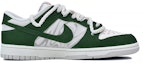 Order 【客製球鞋】 Nike Dunk Low 破軍 戶外穿搭 不規則圖案 高街風 麻繩解構 復古 防滑 低筒 板鞋 男款 白灰綠