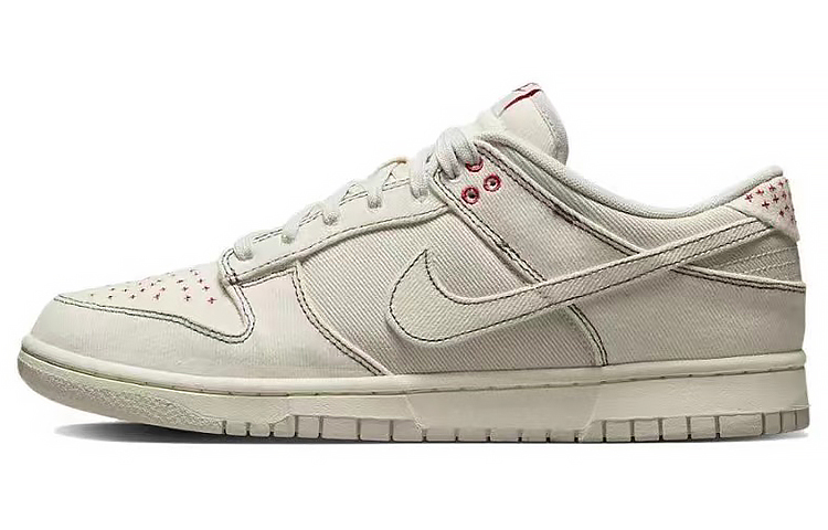 Details for 【客製球鞋】 Nike Dunk Low 破軍 戶外穿搭 不規則圖案 高街風 麻繩解構 復古 防滑 低筒 板鞋 男款 白灰綠