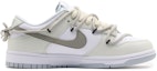 Order 【定制球鞋】Nike Dunk Low 愛心籃掛標 戶外 高街風 復古做舊 解構 低幫 板鞋 男款 白灰