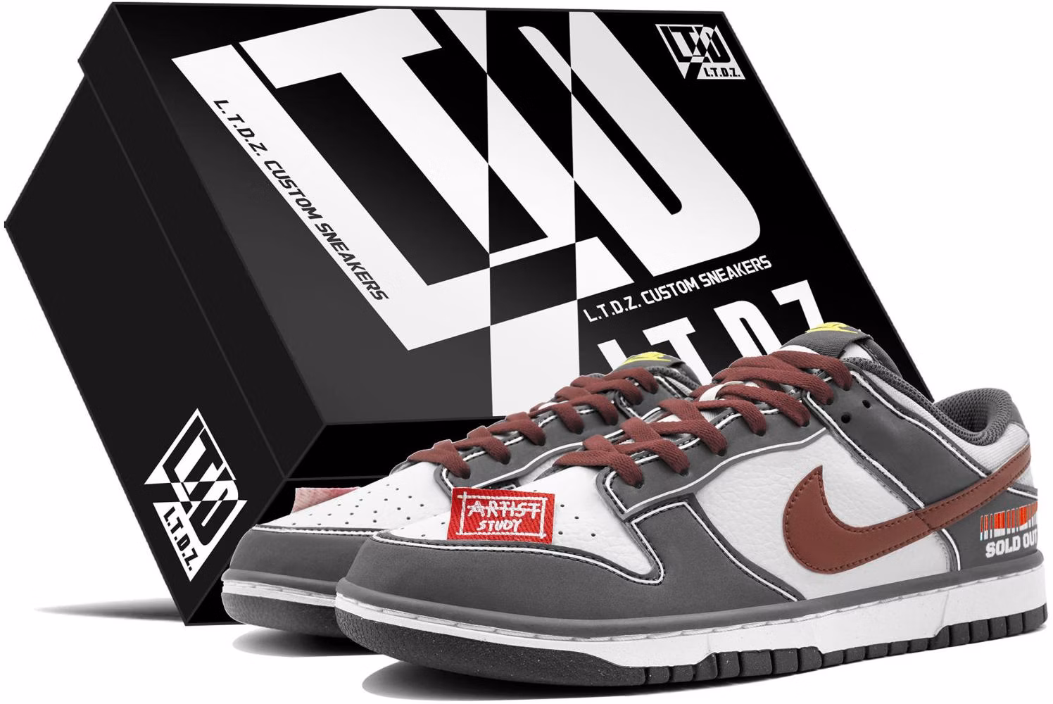 custom-shoes-nike-dunk-low-white-grey-red-fz-4621-001-team113-solds-box