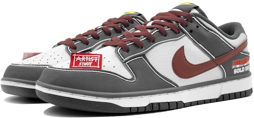 【客製球鞋】 Nike Dunk Low LTDZ 已售罄 禮盒 改色 印花貼布 時尚 潮流 簡約 百搭 運動風 耐磨透氣 低筒 板鞋 男款 白灰紅 Shop 【客製球鞋】 Nike Dunk Low LTDZ 已售罄 禮盒 改色 印花貼布 時尚 潮流 簡約 百搭 運動風 耐磨透氣 低筒 板鞋 男款 白灰紅