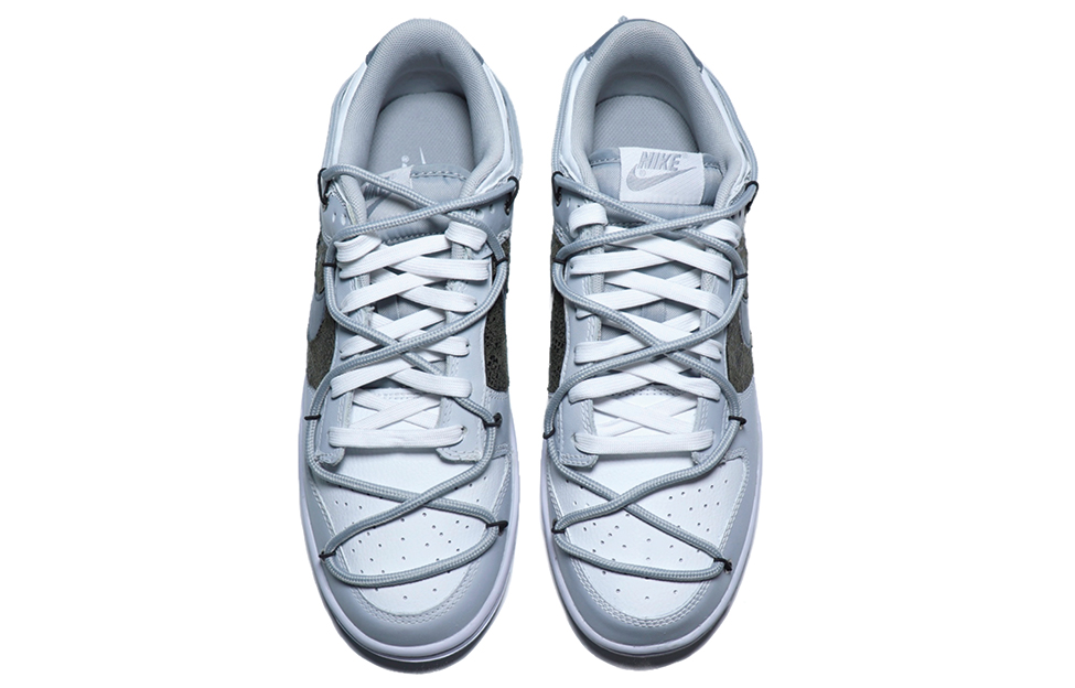 Lookbook [カスタムシューズ] ナイキダンクロー 'ホワイトグレー スネークスキン - 兎年' DJ6188-003(team25-蛇皮)