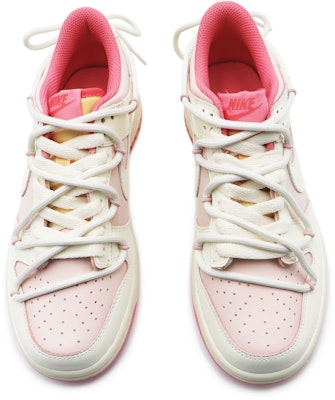 【定制球鞋】 Nike Dunk Low 白桃茉莉 粉蠟色系 簡約 低筒 板鞋 GS 淡粉色 Shop 【定制球鞋】 Nike Dunk Low 白桃茉莉 粉蠟色系 簡約 低筒 板鞋 GS 淡粉色