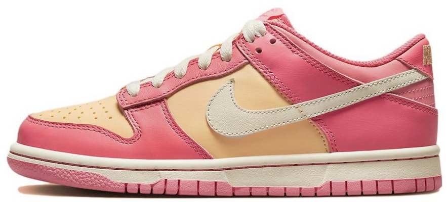 【定制球鞋】 Nike Dunk Low 白桃茉莉 粉蠟色系 簡約 低筒 板鞋 GS 淡粉色 Details for 【定制球鞋】 Nike Dunk Low 白桃茉莉 粉蠟色系 簡約 低筒 板鞋 GS 淡粉色