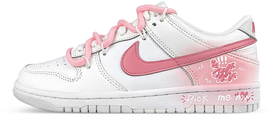 【定製球鞋】 Nike Dunk Low 禮盒 襪子 解構雙鞋帶 驚嚇小狗 瀰漫漸變 低筒 板鞋 男款 白粉 Buy 【定製球鞋】 Nike Dunk Low 禮盒 襪子 解構雙鞋帶 驚嚇小狗 瀰漫漸變 低筒 板鞋 男款 白粉