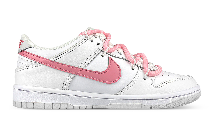 Order [Kasut Custom] Nike Dunk Low 'Putih Merah Jambu' DV0831-101(Team47-男惊吓狗SBOX)