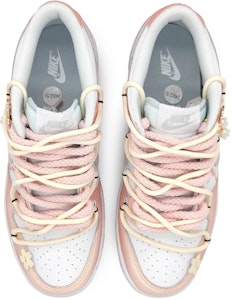【訂製球鞋】Nike Dunk Low 舒適 百搭 耐磨防滑輕便 低筒 板鞋 男款 白粉 Shop 【訂製球鞋】Nike Dunk Low 舒適 百搭 耐磨防滑輕便 低筒 板鞋 男款 白粉