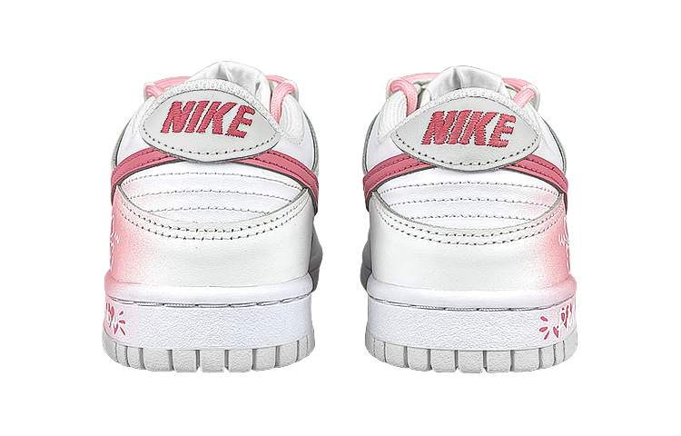 Purchase [Kasut Custom] Nike Dunk Low 'Putih Merah Jambu' DV0831-101(Team47-男惊吓狗SBOX)