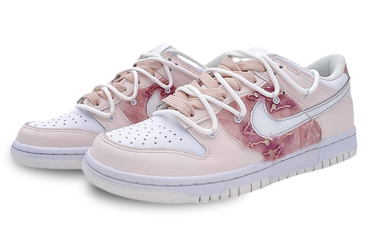 Lookbook [定制鞋款] Nike Dunk Low '白粉玫瑰' DH9765-100(Team44-朦胧玫瑰)