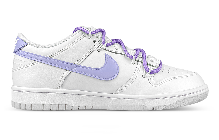 Order [Sepatu Custom] Nike Dunk Low 'Putih Ungu Smiley' DV0831-101(Team47-男葡萄解SBOX)