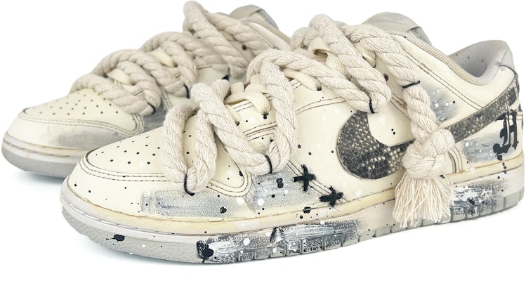 나이키 덩크 로우 '화이트 파이톤 디컨스트럭티드' (커스텀) DV0831-101(Team45-白蟒哥特) Lookbook 나이키 덩크 로우 '화이트 파이톤 디컨스트럭티드' (커스텀) DV0831-101(Team45-白蟒哥特)