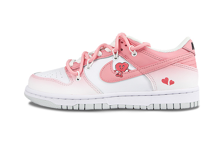 Buy [Sepatu Custom] Nike Dunk Low 'Putih Merah Hati Terurai' DH9765-102(Team58-浪漫狙击)