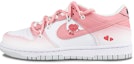 Buy 【定製球鞋】Nike Dunk Low 愛心解構 浪漫簡約 休閒百搭 防滑耐磨 低筒 板鞋 GS 白紅