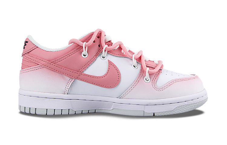 Order [Sepatu Custom] Nike Dunk Low 'Putih Merah Hati Terurai' DH9765-102(Team58-浪漫狙击)