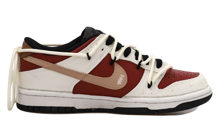[Custom Shoes] Nike Dunk Low 'White Red Distressed' 圖 2